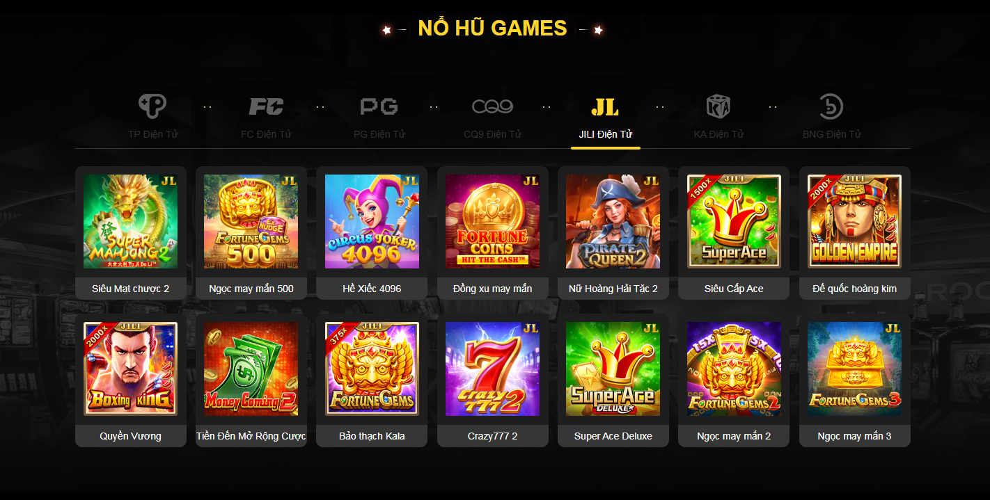 Sản phẩm trò chơi hot tại Hubet năm 2026 gồm những gì?